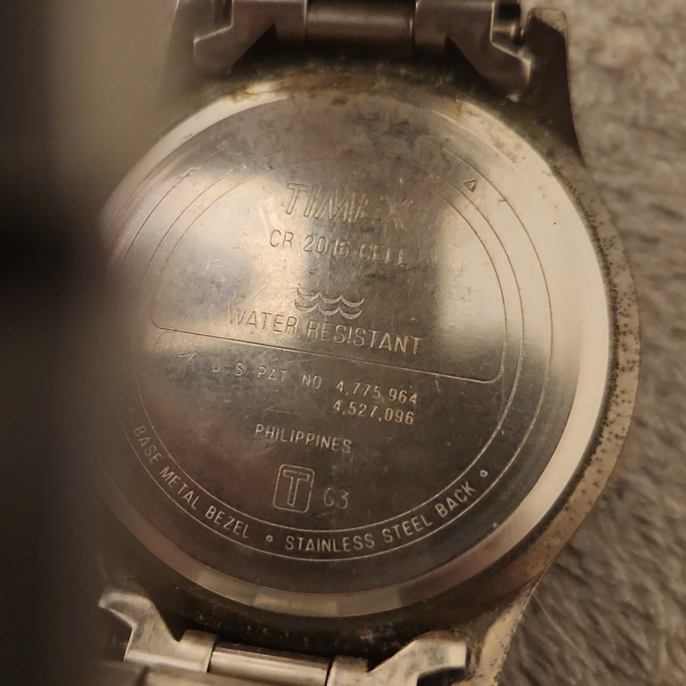 Timex Indiglo Silver Stainless Steel Watch - Picture 2 of 2